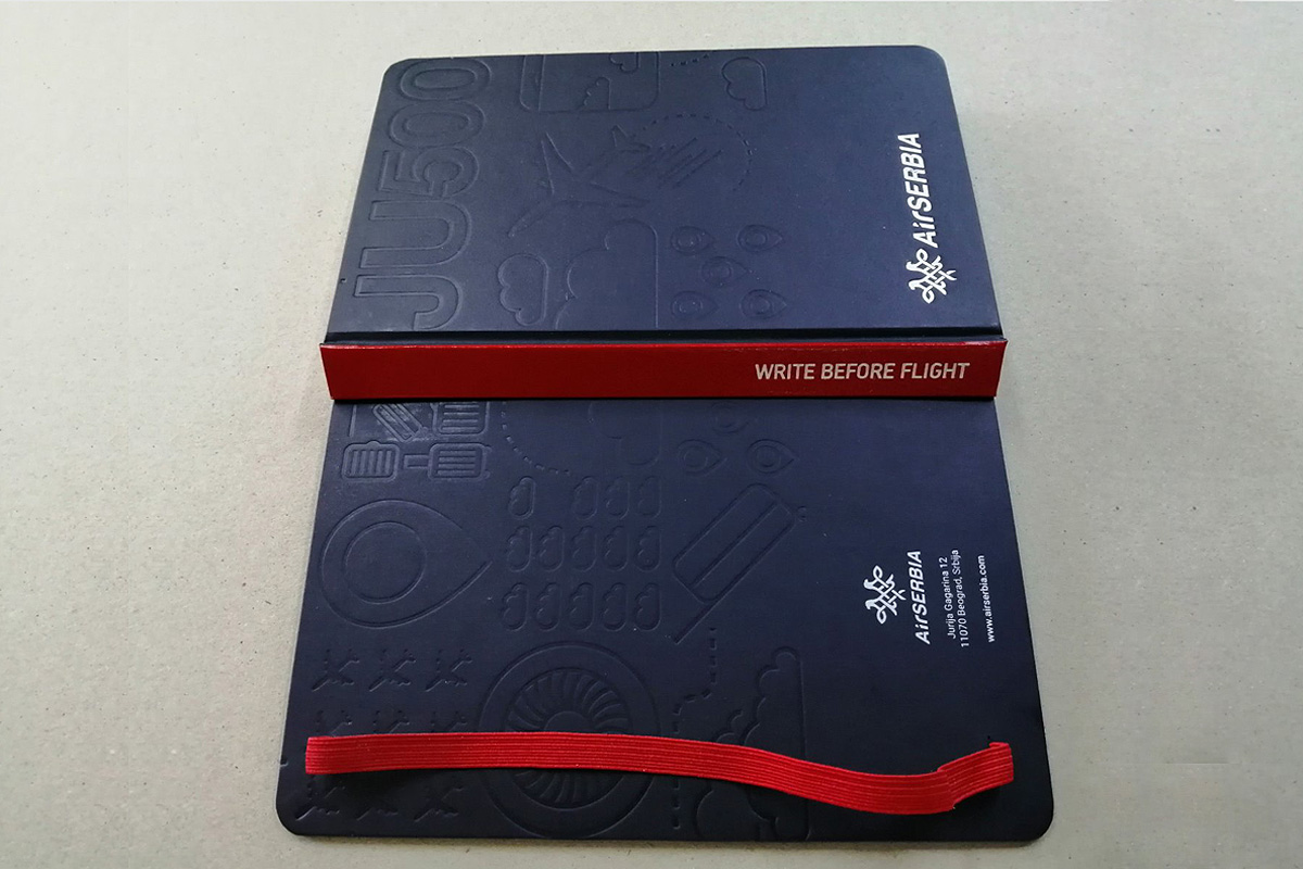 AirSERBIA rokovnik, Notebook