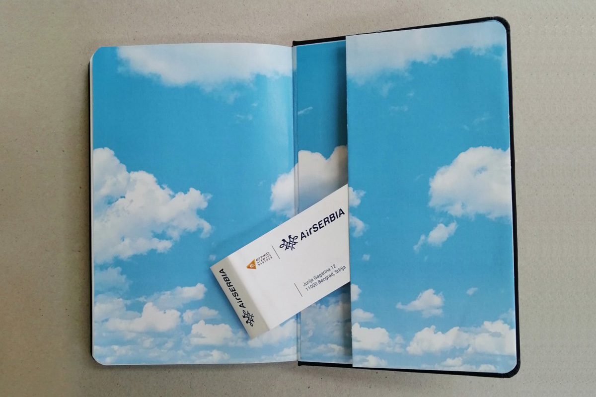 AirSERBIA rokovnik, Notebook