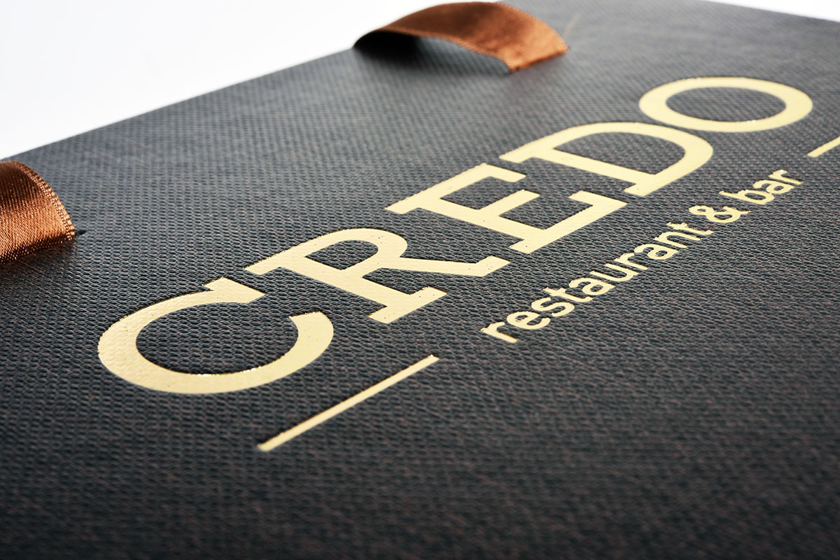 Credo Box, Restaurant menu, Book of impressions